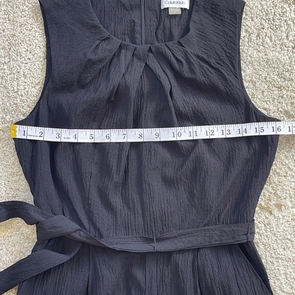 Calvin Klein One Piece Jumpsuit with Belt Size 6 - Picture 9 of 15